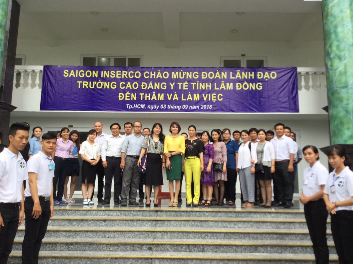 Trường CĐ Y Tế Lâm Đồng Thăm Trường Ngày 3-9-2018